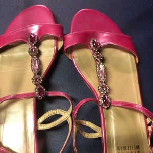 Stunning Pink Jewelled Sandals